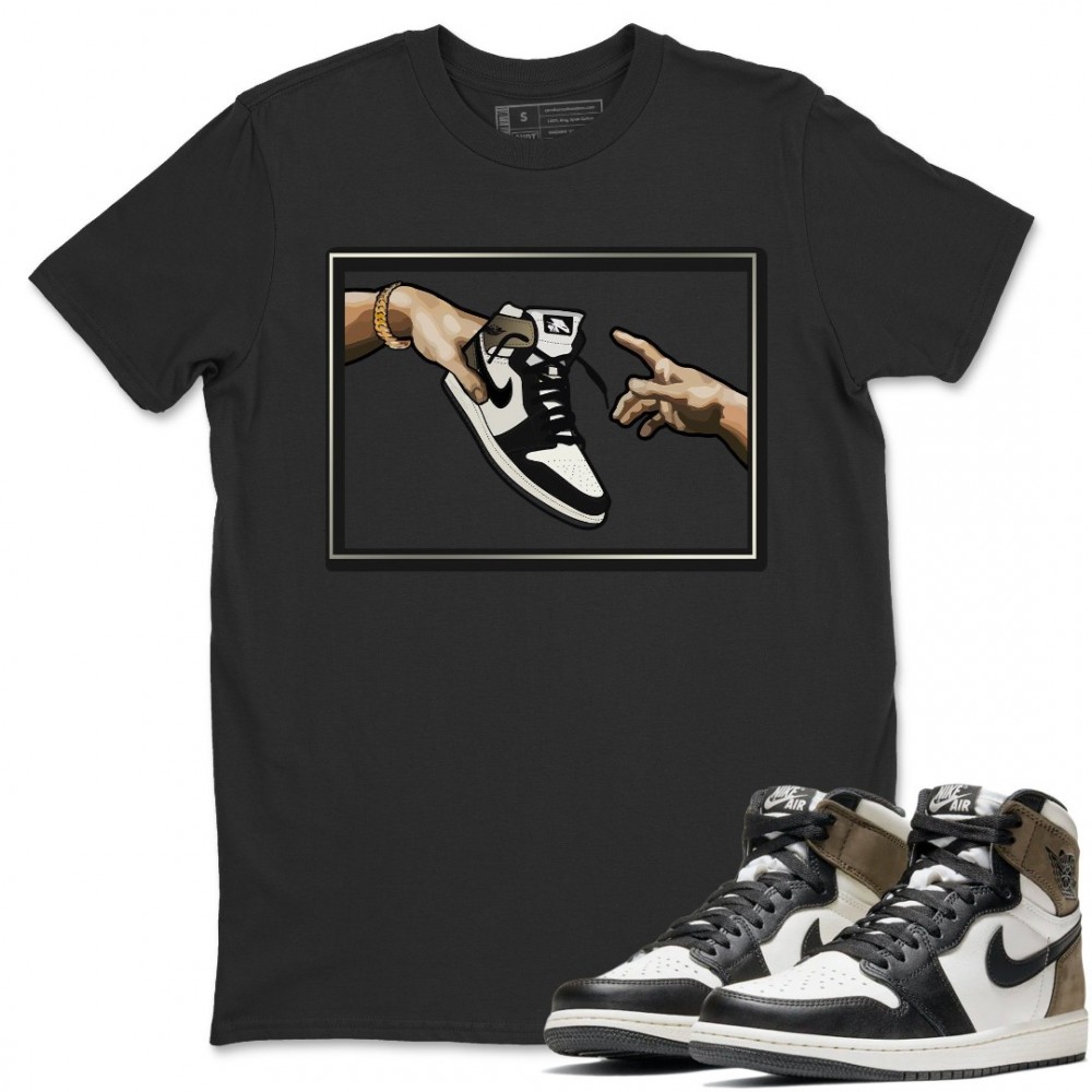 ADAMS CREATION T-SHIRT - AIR JORDAN 1 DARK MOCHA