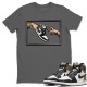 ADAMS CREATION T-SHIRT - AIR JORDAN 1 DARK MOCHA