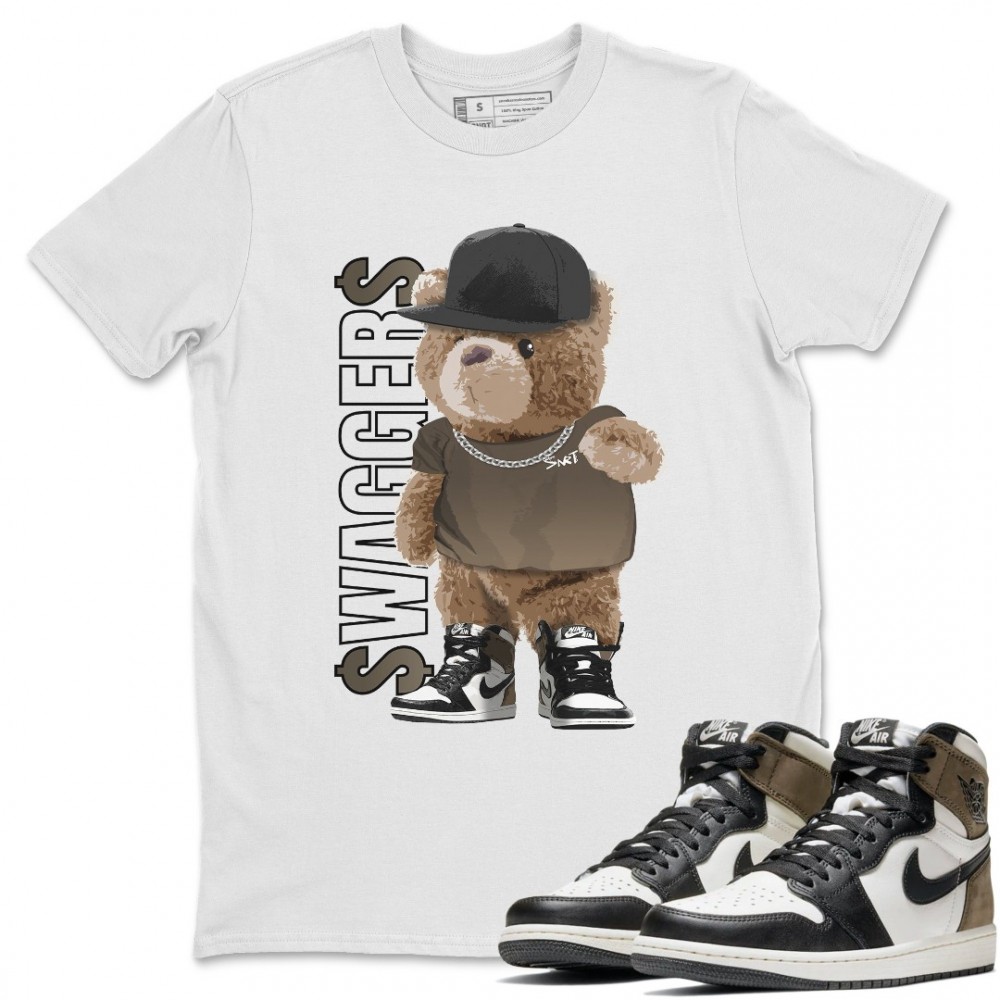 BEAR SWAGGERS T-SHIRT - AIR JORDAN 1 DARK MOCHA