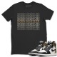 BORN HUSTLER T-SHIRT - AIR JORDAN 1 DARK MOCHA