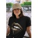 DRIPPING LIPS T-SHIRT - AIR JORDAN 1 DARK MOCHA