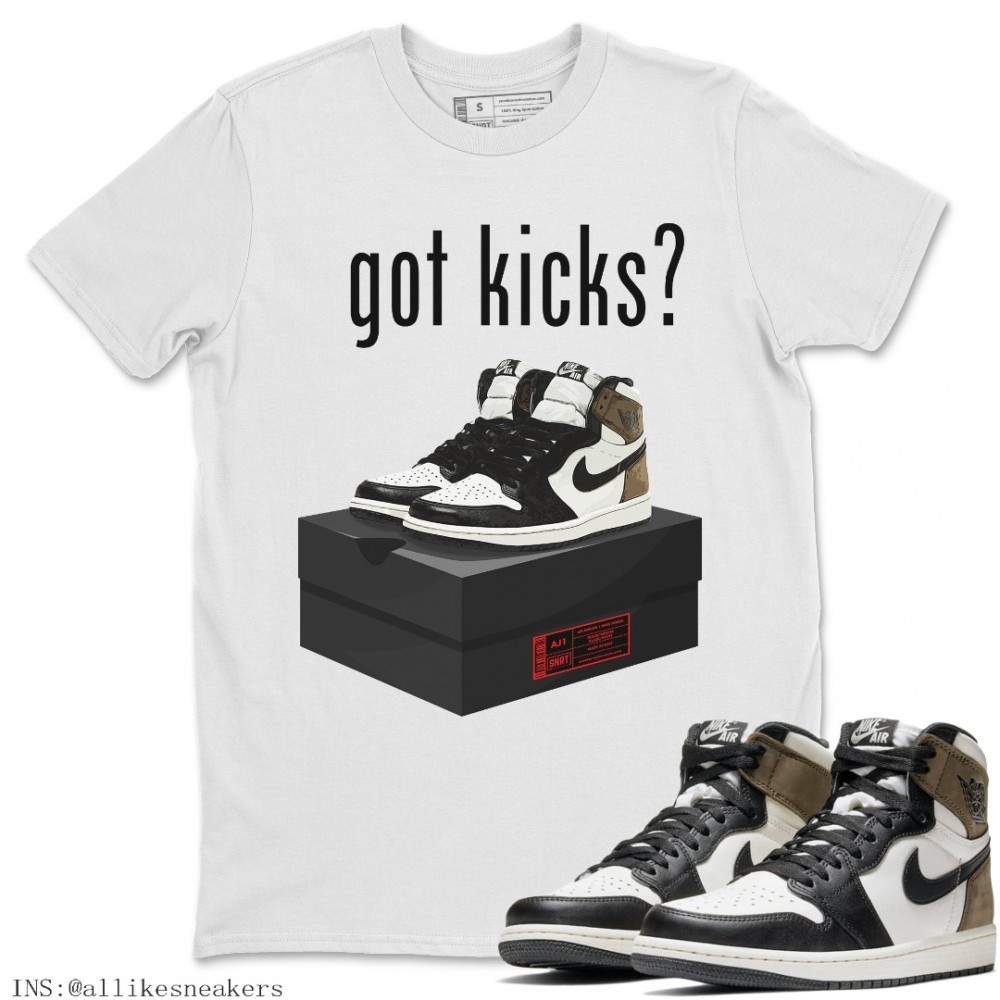 GOT KICKS T-SHIRT - AIR JORDAN 1 DARK MOCHA