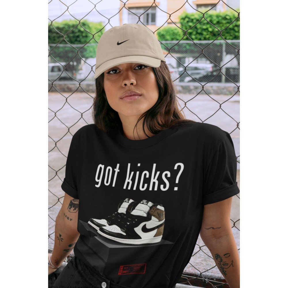 GOT KICKS T-SHIRT - AIR JORDAN 1 DARK MOCHA