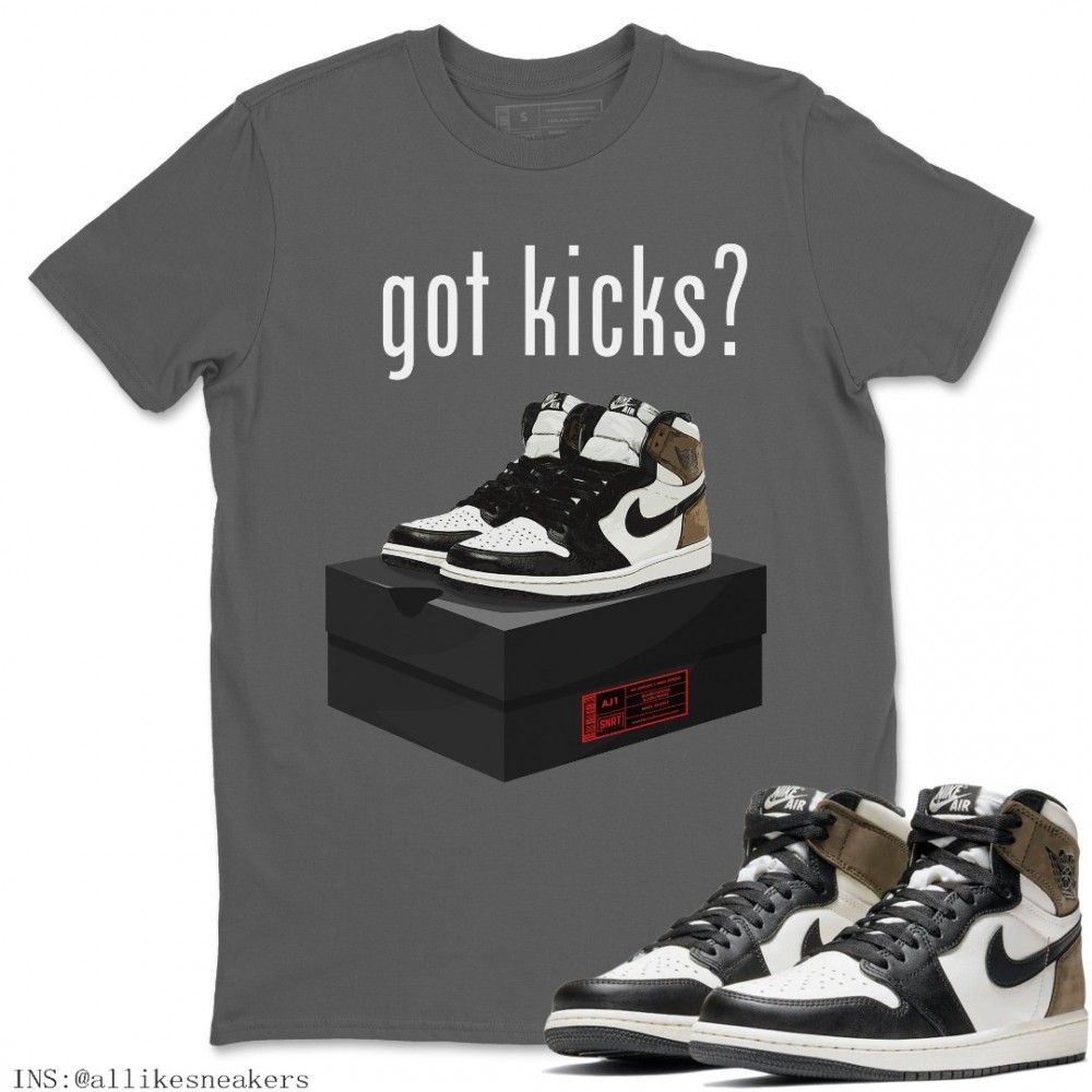 GOT KICKS T-SHIRT - AIR JORDAN 1 DARK MOCHA