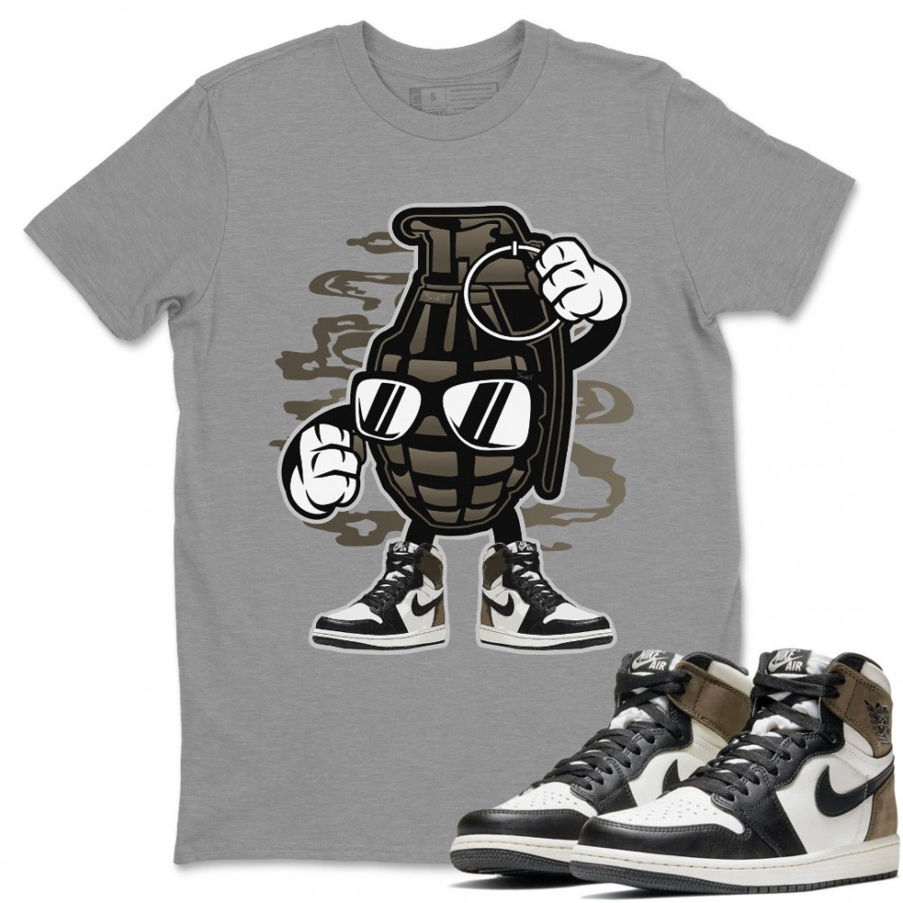 GRENADE T-SHIRT - AIR JORDAN 1 DARK MOCHA