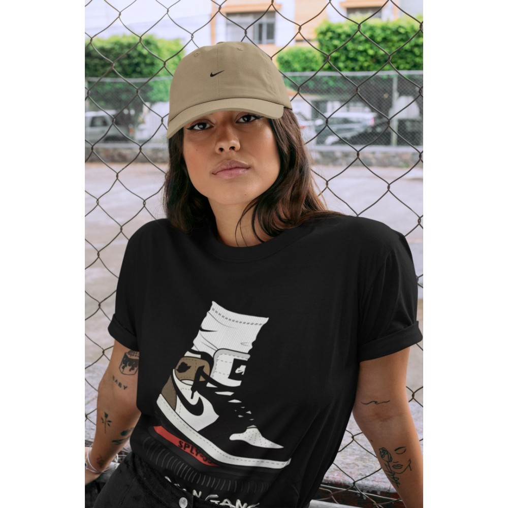 JORDAN GANG T-SHIRT - AIR JORDAN 1 DARK MOCHA