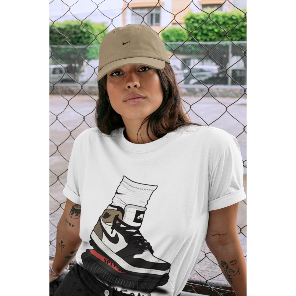 JORDAN GANG T-SHIRT - AIR JORDAN 1 DARK MOCHA