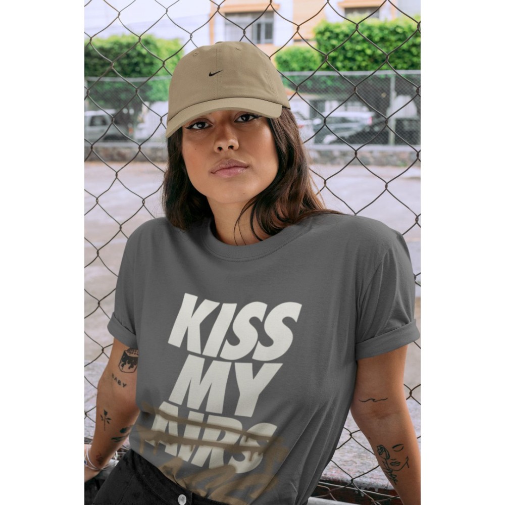 KISS MY ASS T-SHIRT - AIR JORDAN 1 DARK MOCHA