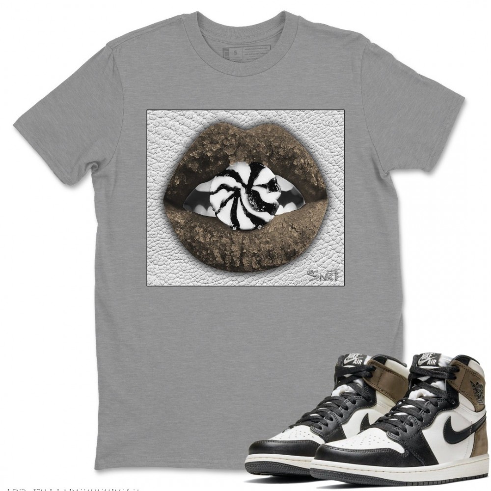 LIPS CANDY T-SHIRT - AIR JORDAN 1 DARK MOCHA