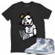 DEAD DOLLS T -SHIRT - AIR JORDAN 1 HYPER ROYAL