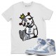 DEAD DOLLS T -SHIRT - AIR JORDAN 1 HYPER ROYAL