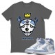 DEAD DOLLS FACE T -SHIRT - AIR JORDAN 1 HYPER ROYAL