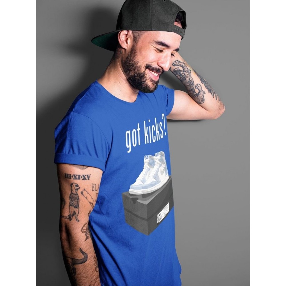 GOT KICKS T -SHIRT - AIR JORDAN 1 HYPER ROYAL