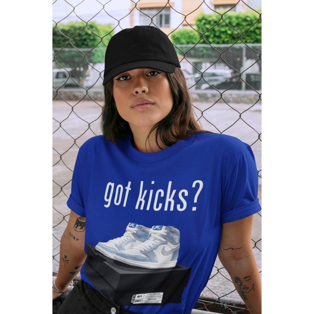 GOT KICKS T -SHIRT - AIR JORDAN 1 HYPER ROYAL