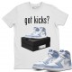 GOT KICKS T -SHIRT - AIR JORDAN 1 HYPER ROYAL