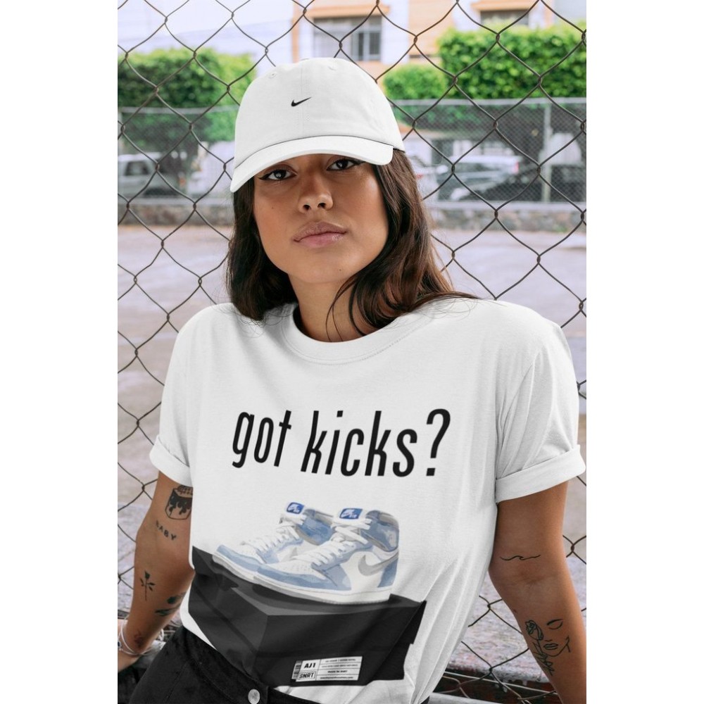 GOT KICKS T -SHIRT - AIR JORDAN 1 HYPER ROYAL