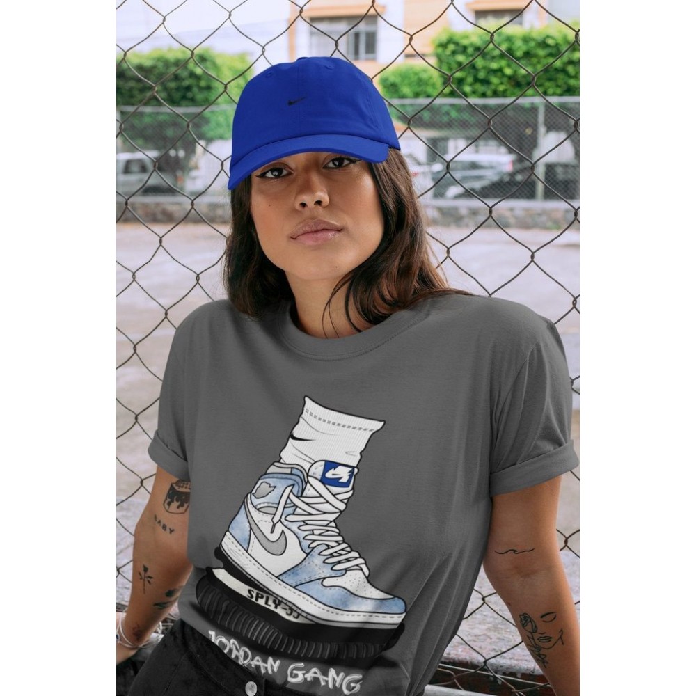 JORDAN GANG T -SHIRT - AIR JORDAN 1 HYPER ROYAL