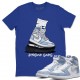 JORDAN GANG T -SHIRT - AIR JORDAN 1 HYPER ROYAL