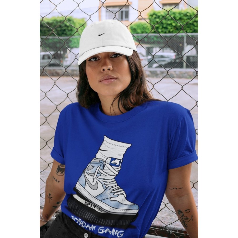 JORDAN GANG T -SHIRT - AIR JORDAN 1 HYPER ROYAL