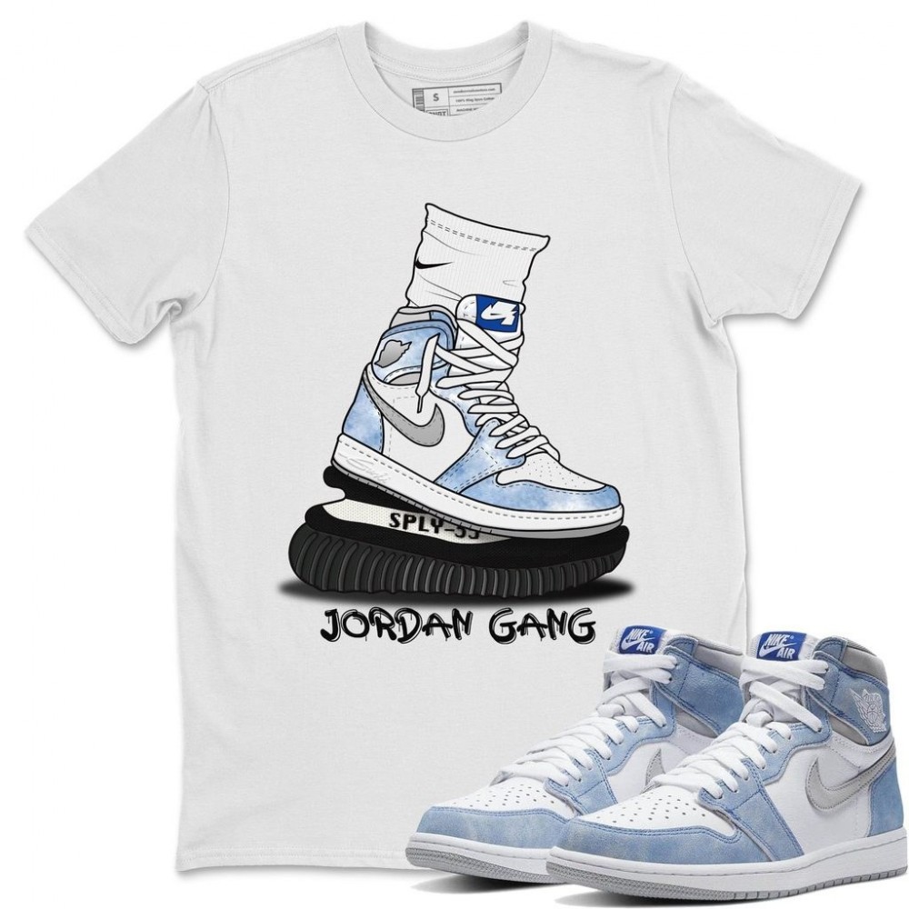 JORDAN GANG T -SHIRT - AIR JORDAN 1 HYPER ROYAL