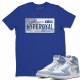 JORDAN PLATE T -SHIRT - AIR JORDAN 1 HYPER ROYAL