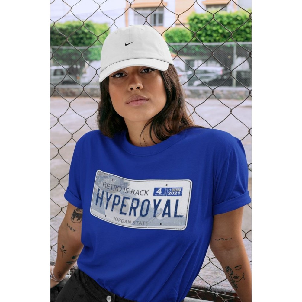 JORDAN PLATE T -SHIRT - AIR JORDAN 1 HYPER ROYAL