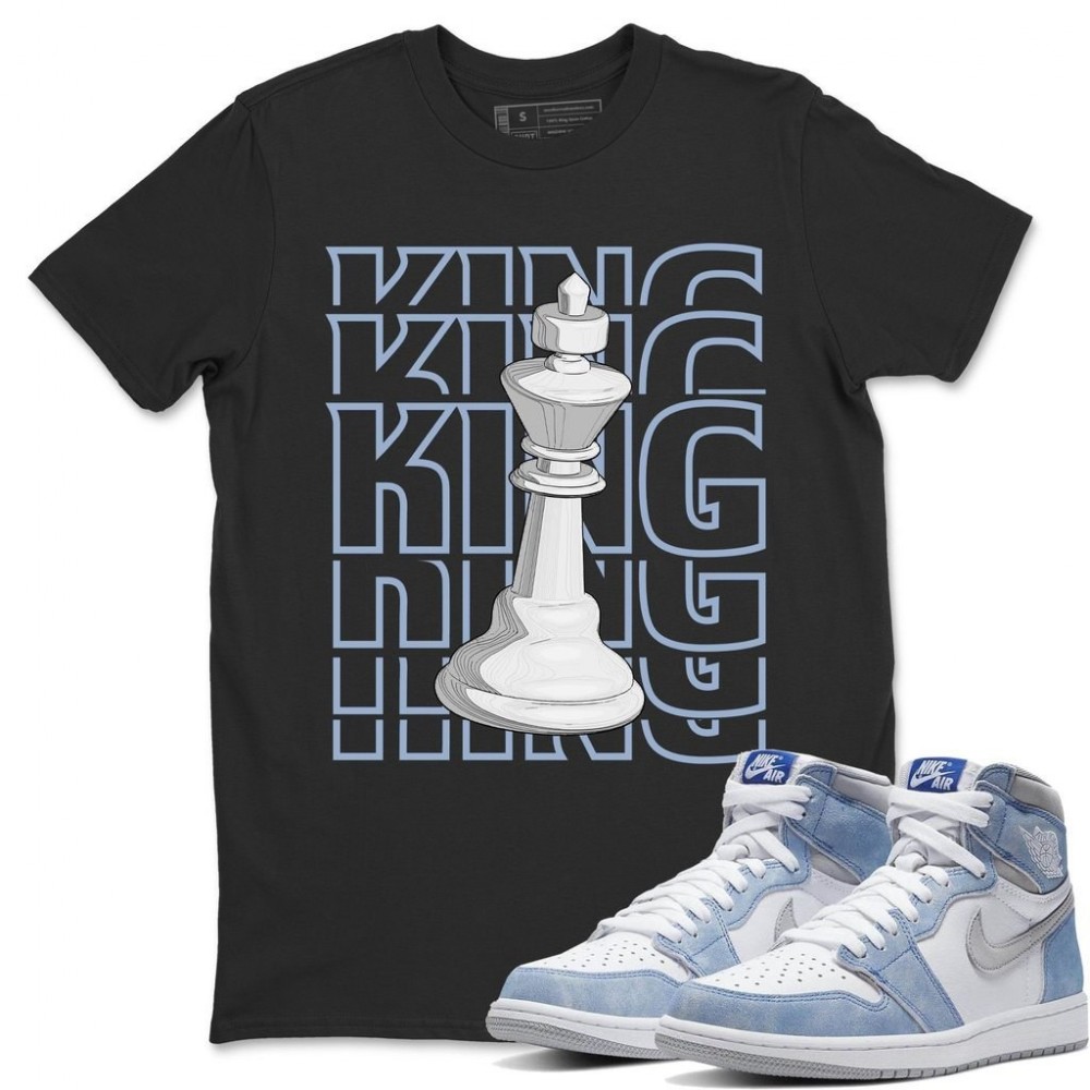 KING T -SHIRT - AIR JORDAN 1 HYPER ROYAL