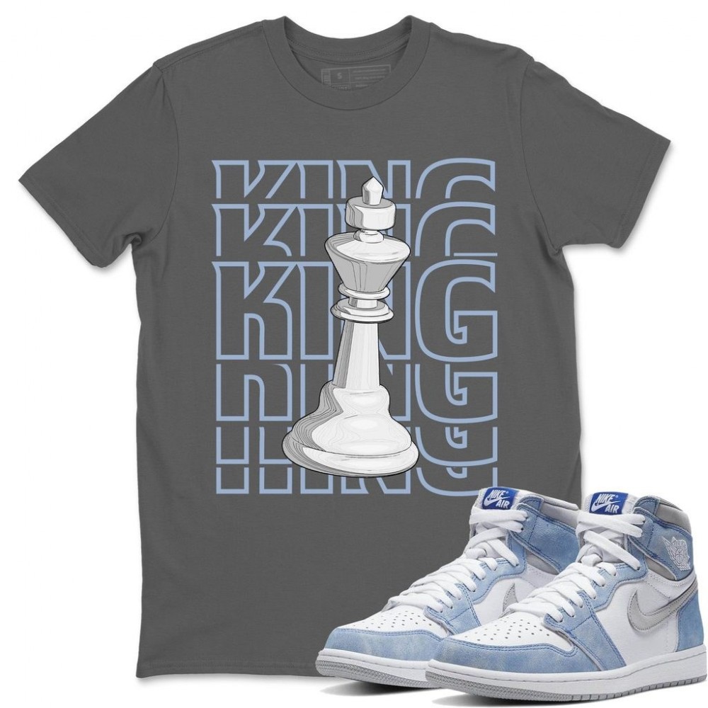 KING T -SHIRT - AIR JORDAN 1 HYPER ROYAL