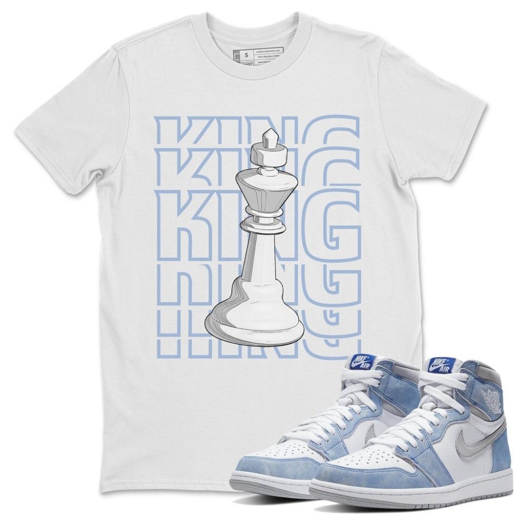 KING T -SHIRT - AIR JORDAN 1 HYPER ROYAL