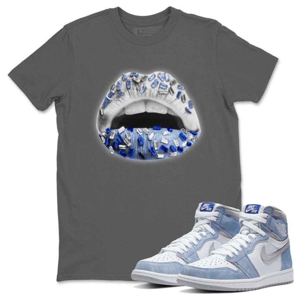 LIPS JEWEL T -SHIRT - AIR JORDAN 1 HYPER ROYAL