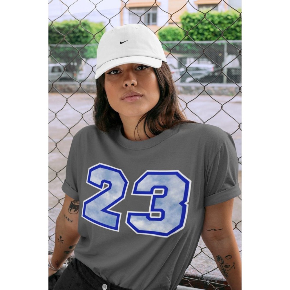 NUMBER 23 T -SHIRT - AIR JORDAN 1 HYPER ROYAL