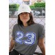 NUMBER 23 T -SHIRT - AIR JORDAN 1 HYPER ROYAL