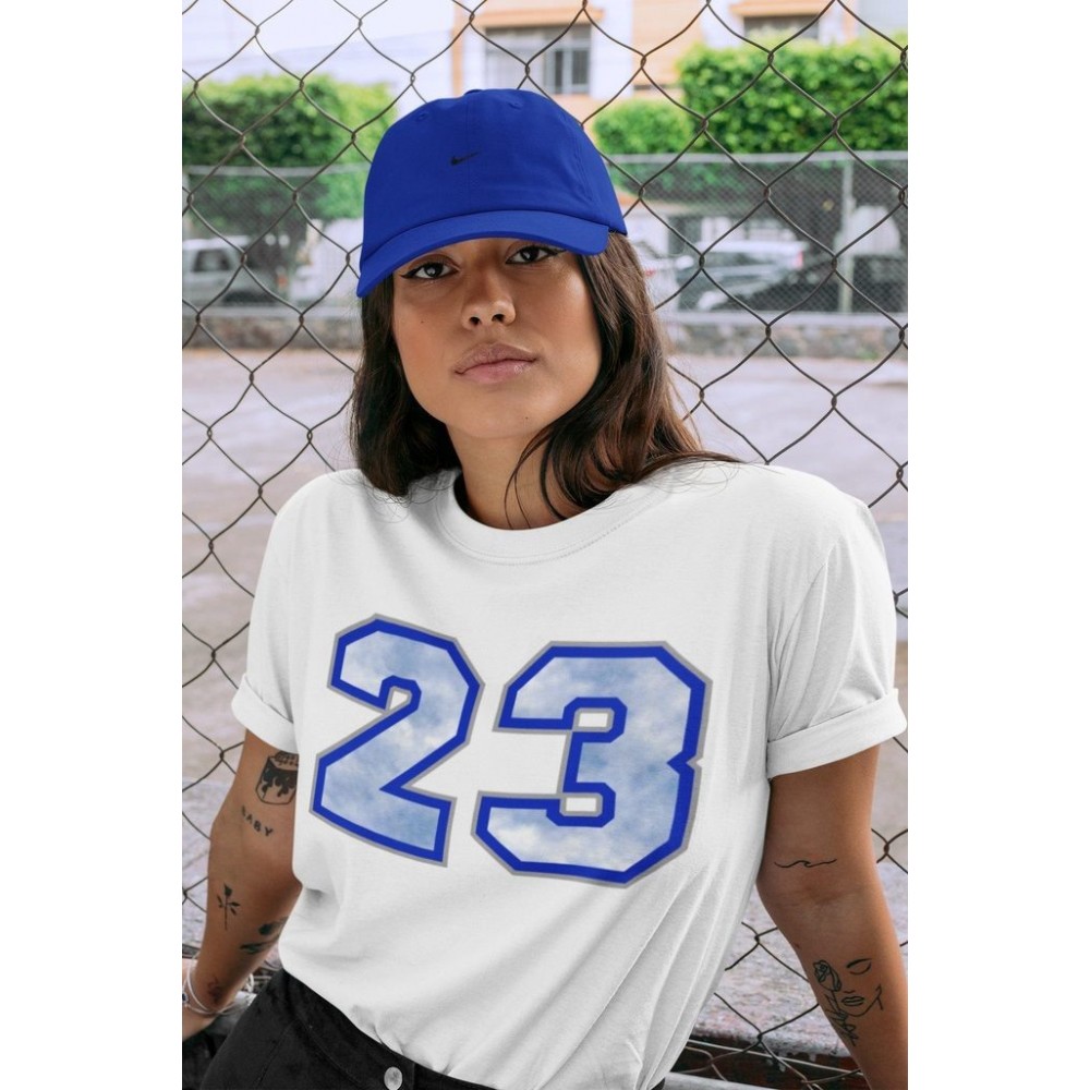 NUMBER 23 T -SHIRT - AIR JORDAN 1 HYPER ROYAL