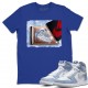 NEW KICKS T -SHIRT - AIR JORDAN 1 HYPER ROYAL