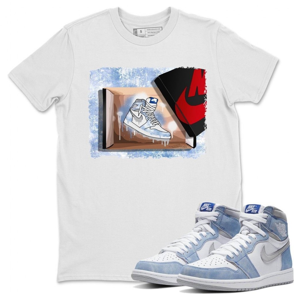 NEW KICKS T -SHIRT - AIR JORDAN 1 HYPER ROYAL