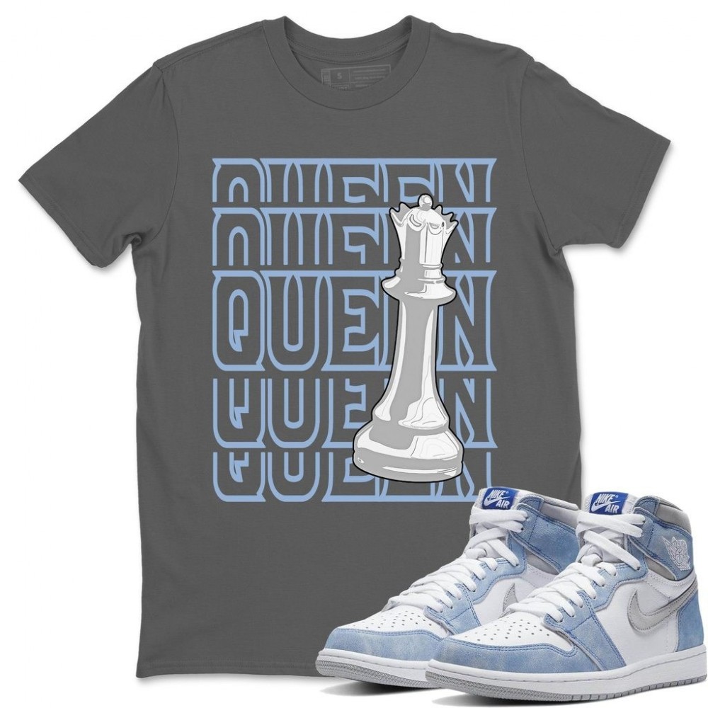 QUEEN T -SHIRT - AIR JORDAN 1 HYPER ROYAL