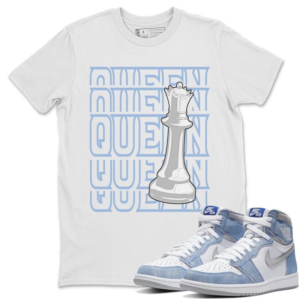 QUEEN T -SHIRT - AIR JORDAN 1 HYPER ROYAL