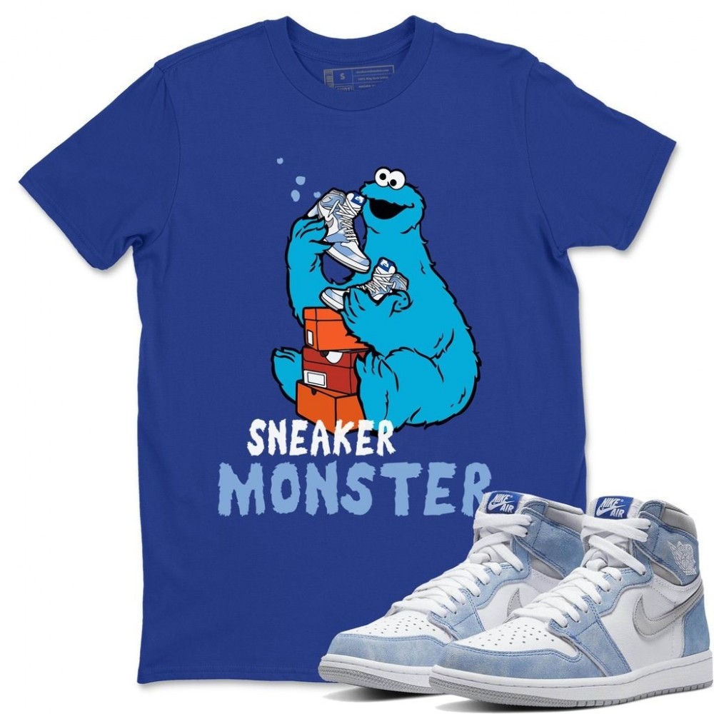 DEAD DOLLS T -SHIRT - AIR JORDAN 1 HYPER ROYAL