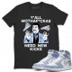 Y'ALL NEED NEW KICKS T -SHIRT - AIR JORDAN 1 HYPER ROYAL