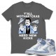 Y'ALL NEED NEW KICKS T -SHIRT - AIR JORDAN 1 HYPER ROYAL