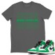 BORN HUSTLER T-SHIRT - AIR JORDAN 1 LUCKY GREEN