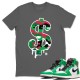 DOLLAR CAMO T SHIRT - AIR JORDAN 1 LUCKY GREEN