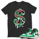 DOLLAR CAMO T SHIRT - AIR JORDAN 1 LUCKY GREEN