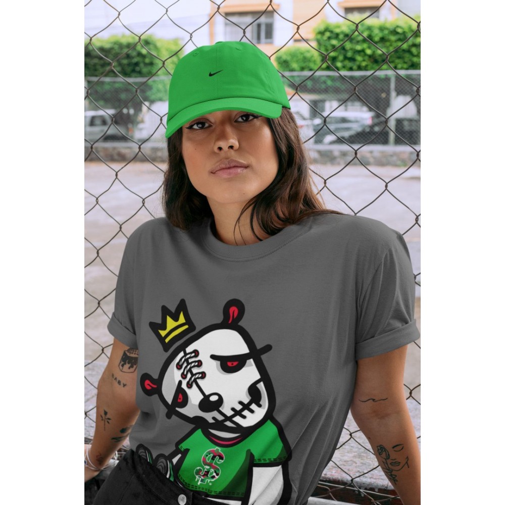 DEAD DOLLS T SHIRT - AIR JORDAN 1 LUCKY GREEN