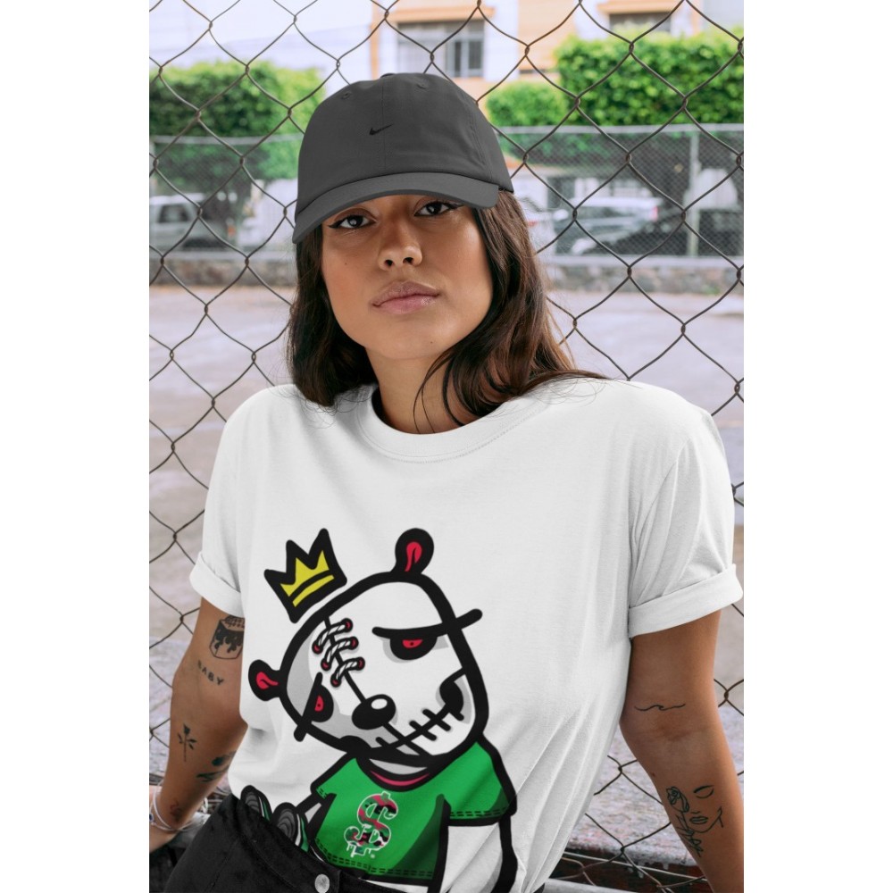 DEAD DOLLS T SHIRT - AIR JORDAN 1 LUCKY GREEN