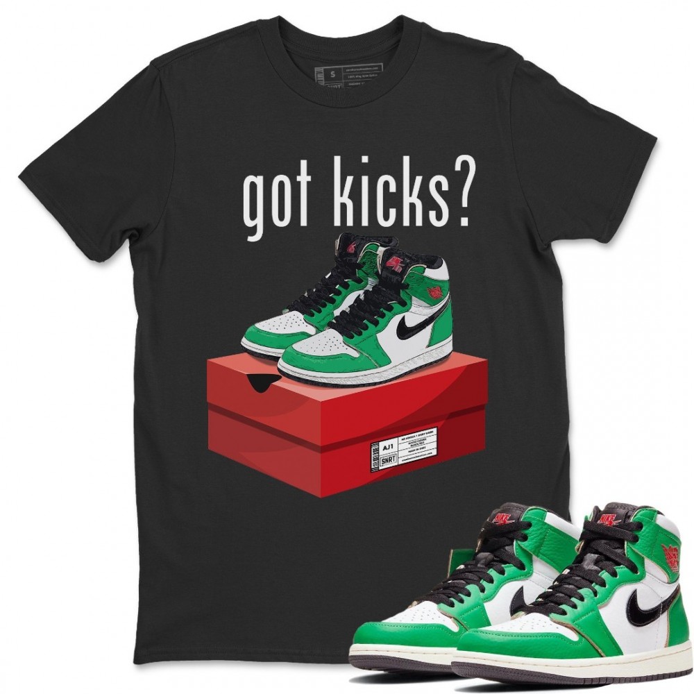 GOT KICKS T-SHIRT - AIR JORDAN 1 LUCKY GREEN