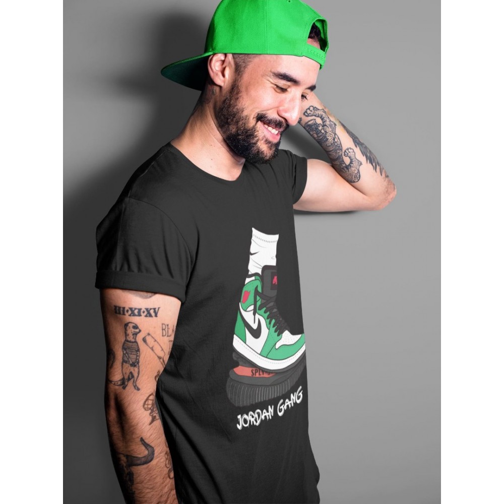 JORDAN GANG T-SHIRT - AIR JORDAN 1 LUCKY GREEN