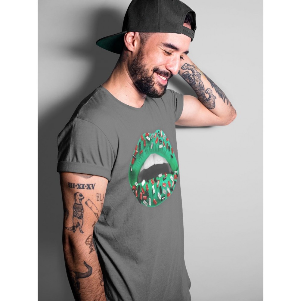 LIPS JEWEL T-SHIRT - AIR JORDAN 1 LUCKY GREEN