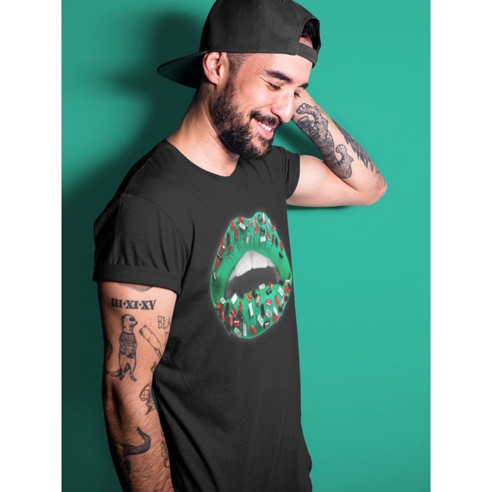 LIPS JEWEL T-SHIRT - AIR JORDAN 1 LUCKY GREEN