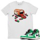 SNEAKER ADDICTION T SHIRT - AIR JORDAN 1 LUCKY GREEN